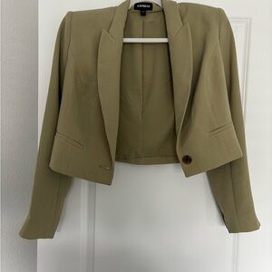 Express Women's Olive Suit Set